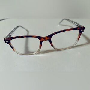 BRAND NEW ZENNI Tortoise Ombré Eyewear‎ Frames +1.50 W/Hard Case NEW Glasses